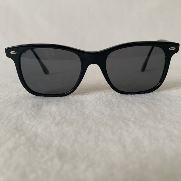 RAY BAN RB5279 2000 Black Mens Rectangle Full Rim Eyeglasses 55-18-145 - Picture 1 of 12